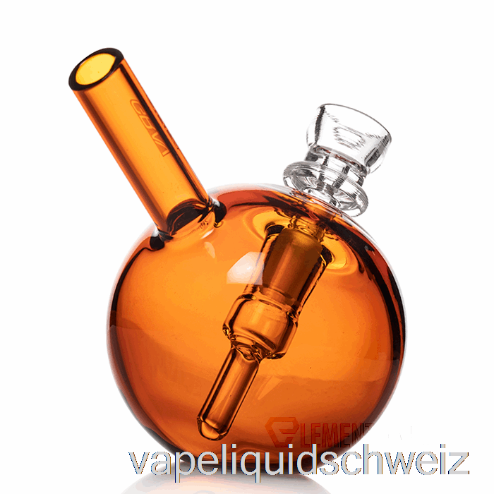 Grav Kugelförmiger Taschen-Bubbler Amber Vape Ohne Nikotin